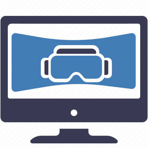 Vr screen, display, head, reality, virtual, vr, virtual reality icon - Download on Iconfinder
