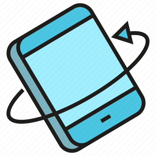 Arrow, gadget, mobile, phone, rotate icon - Download on Iconfinder