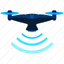 drone, hover, scan, quadcopter, technology, gadget 