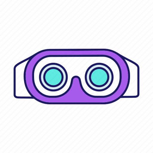 Headset, inside, mask, reality, set, virtual, vr icon - Download on Iconfinder