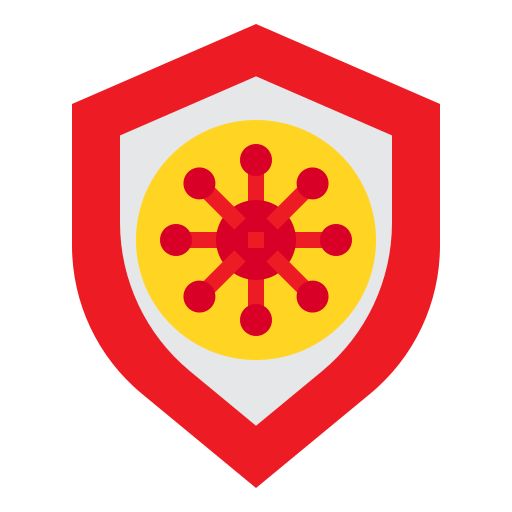 Bacteria, protect, security, shield, virus icon - Free download