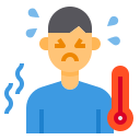 avatar, fever, sick, temperature, thermometure