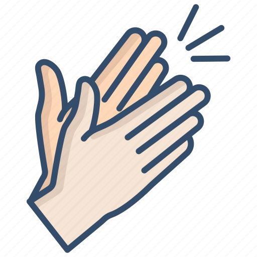 Clapping icon - Download on Iconfinder on Iconfinder