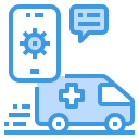 ambulance, call, emergency, hospital, medical, smartphone