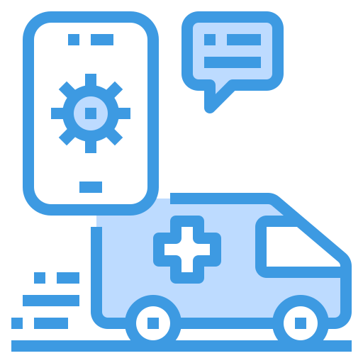 Ambulance, call, emergency, hospital, medical, smartphone icon - Free download