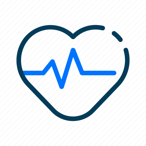 Heartbeat, heart, health, pulse icon - Download on Iconfinder