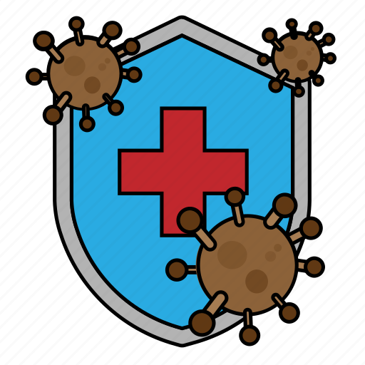Corona, coronavirus, covid19, shield, virus icon - Download on Iconfinder