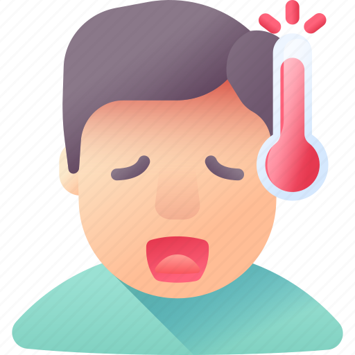 Fever, hot, sick, temperature icon - Download on Iconfinder