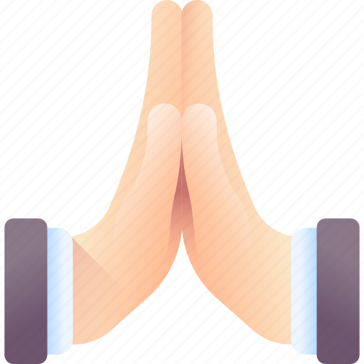 Namaste, touch icon - Download on Iconfinder on Iconfinder