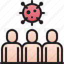 infected, crowd, people, avatar, user, group, malware, computer, man, person