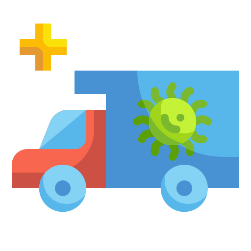 Ambulance, automobile, emergency, hospital, medical, transportation, vehicle icon - Free download