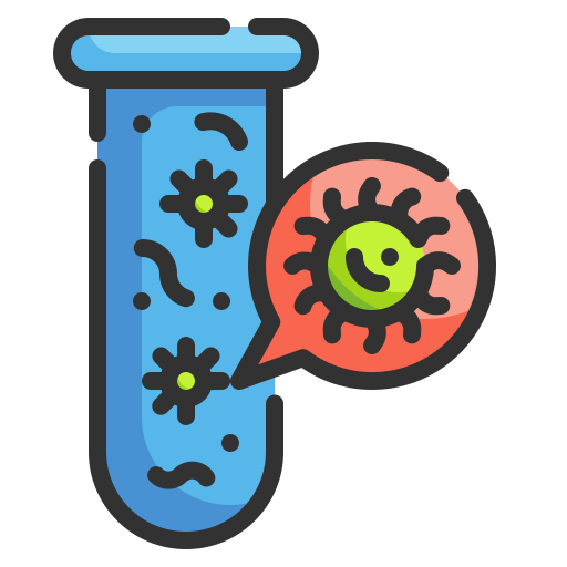 Bacteria, chemical, lab, science, test, tube, virus icon - Free download