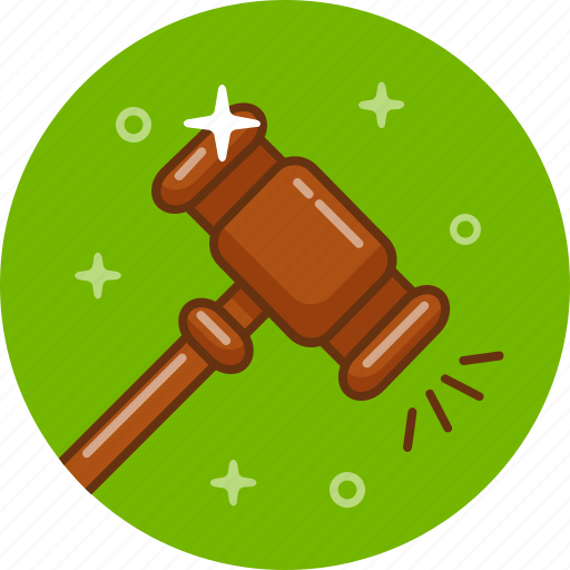 Vote, auction, mallet, court, gavel icon - Download on Iconfinder