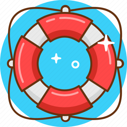Flotation ring, life saver, lifebuoy, lifebuoy ring, marine, swim icon - Download on Iconfinder