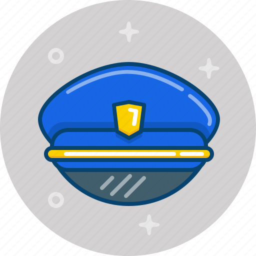 Cap, hat, police, police hat, policeman icon - Download on Iconfinder