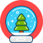 christmas, gift, present, season, snowball, souvenir, winter 