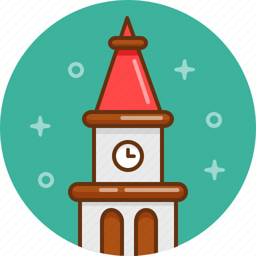 Building, clock, tower icon - Download on Iconfinder