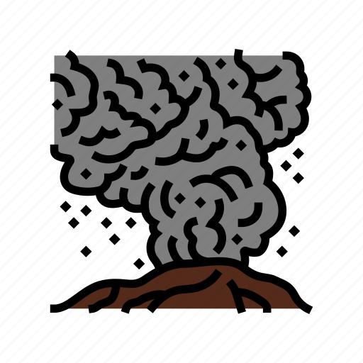 Ash, cloud, volcano, lava, eruption, nature icon - Download on Iconfinder