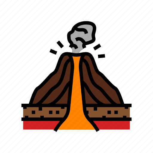 Cinder, cones, lava, volcano, eruption, nature icon - Download on Iconfinder