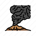 volcanic, smoke, volcano, lava, eruption, nature