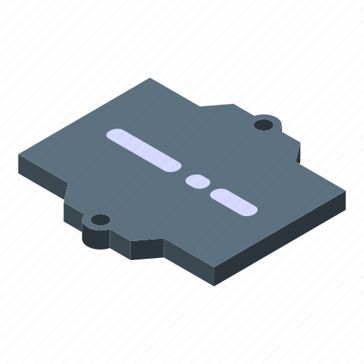 Voltage, regulator, isometric icon - Download on Iconfinder