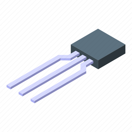 Electronic, component, isometric icon - Download on Iconfinder