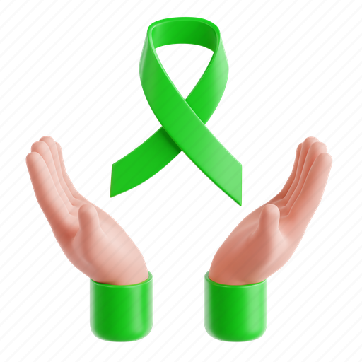 Ribbon, awareness, support, charity, care, donate 3D illustration - Download on Iconfinder