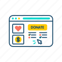 aid, charity, donation, online, site, volunteering, website