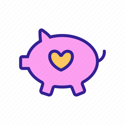 Bank, charities, money, pig, piggy, volunteers icon - Download on Iconfinder