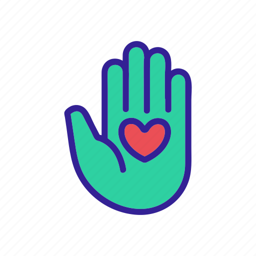 Charities, charity, concept, contour, help, linear, volunteers icon - Download on Iconfinder