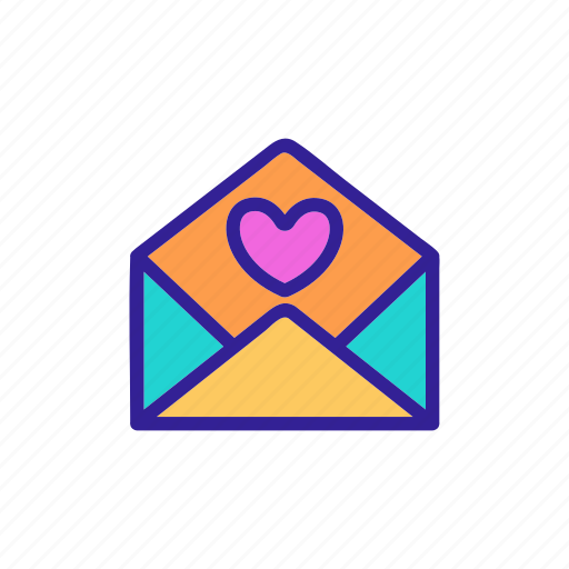 And, charities, contour, envelope, letter, love, volunteers icon - Download on Iconfinder