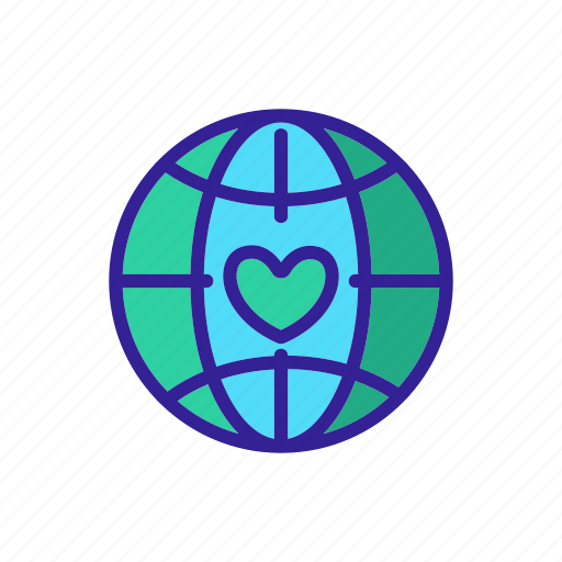 And, charities, concept, contour, earth, planet, volunteers icon - Download on Iconfinder