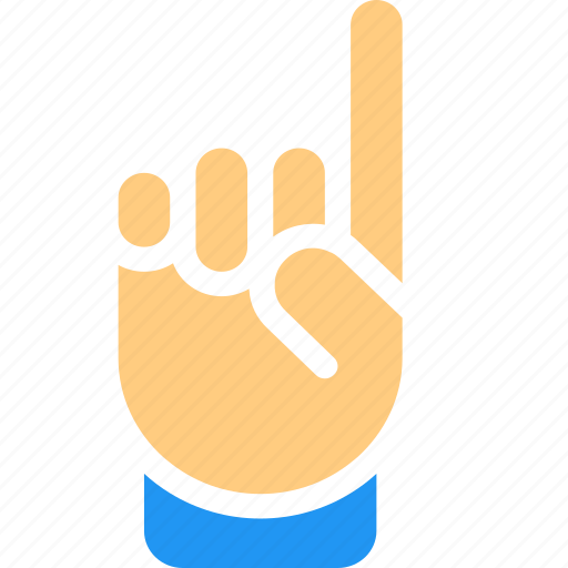 Hand, one, vote, finger icon - Download on Iconfinder