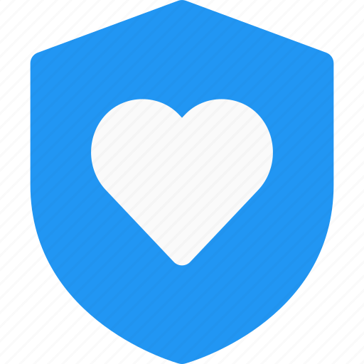 Heart, shield, vote, protection icon - Download on Iconfinder