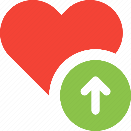 Heart, up, vote, arrow icon - Download on Iconfinder