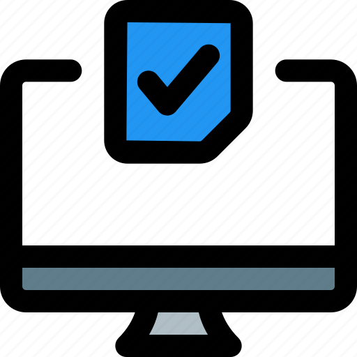 Desktop, election, monitor, vote icon - Download on Iconfinder
