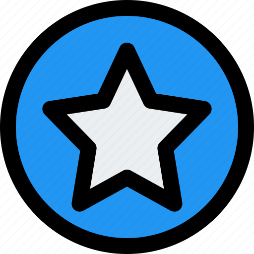 Star, circle, favorite, vote icon - Download on Iconfinder