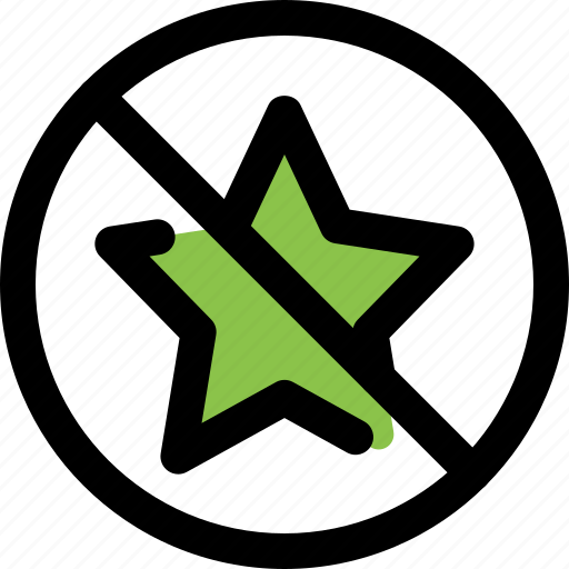 Star, crossed, prohibited, vote icon - Download on Iconfinder