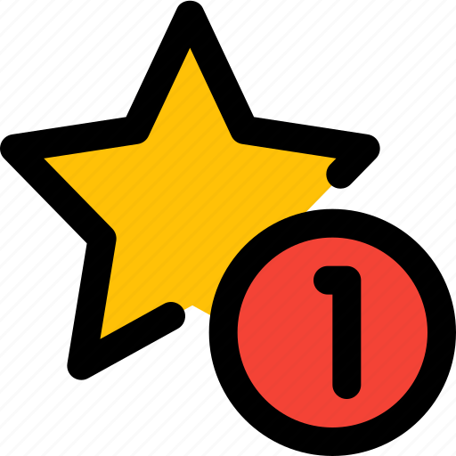 Star, one, favorite, vote icon - Download on Iconfinder