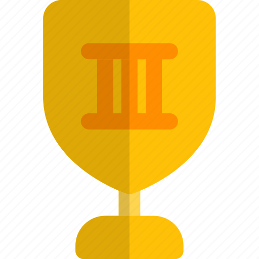 Roman, shield, trophy, three, rewards icon - Download on Iconfinder