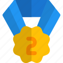 flower, silver, medal, two, rewards