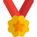 flower, star, medal, rewards, badge