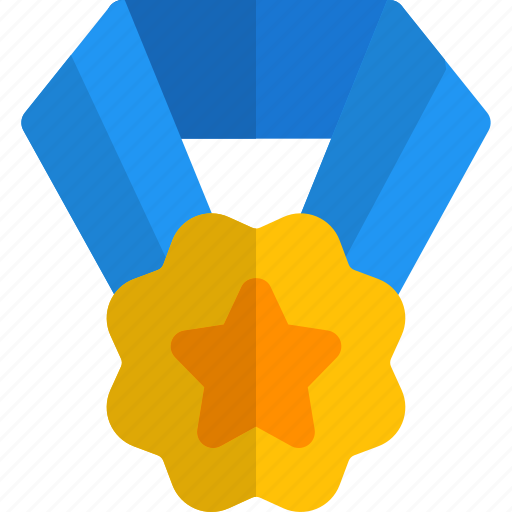 Flower, star, medal, two, rewards icon - Download on Iconfinder