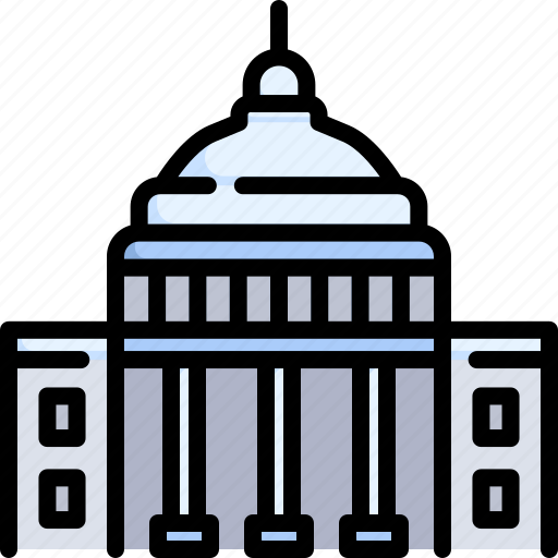 Parliament, government, architecture, building, democracy, landmark, politics icon - Download on Iconfinder
