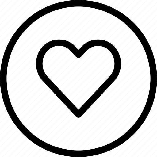 Heart, circle, votes, love icon - Download on Iconfinder