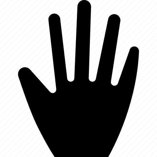 Back, hand, five, gesture, finger, vote icon - Download on Iconfinder
