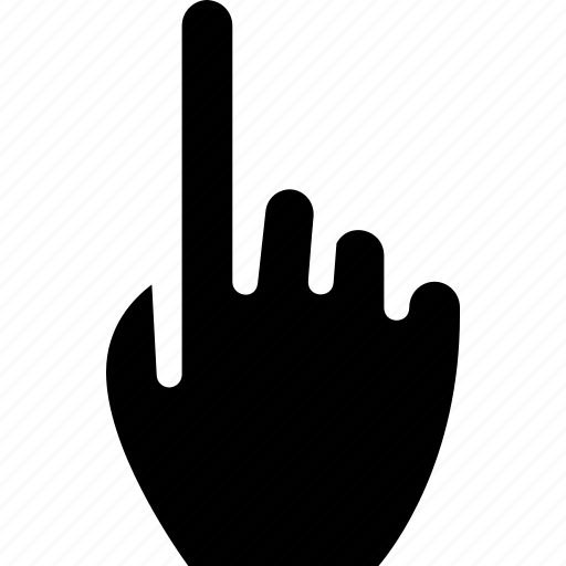 Back, hand, one, finger, vote icon - Download on Iconfinder