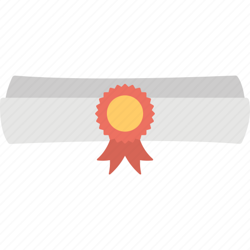 Award certificate, bachelor, degree, degree scroll, graduate icon - Download on Iconfinder