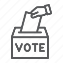 hand, ballot, box, election, choice, voting, vote