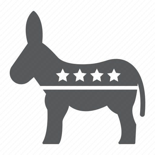 Democratic, animal, election, democrat, donkey, vote icon - Download on Iconfinder